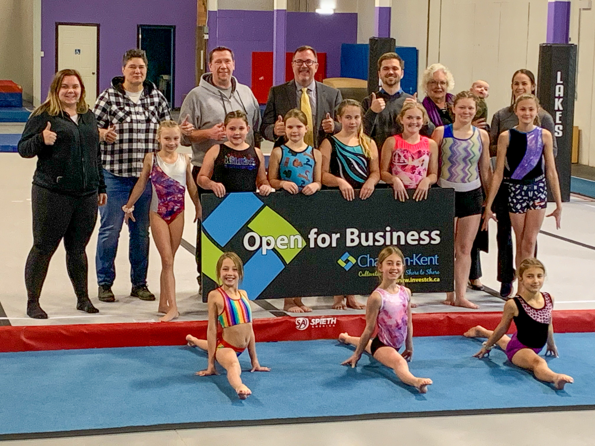 The Grand Opening event featured students of a variety of ages showing off their skills.