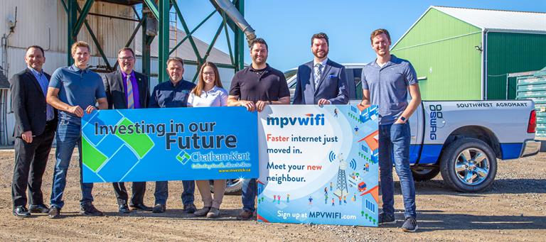 new expanded rural Internet coverage for Chatham-Kent residents and businesses