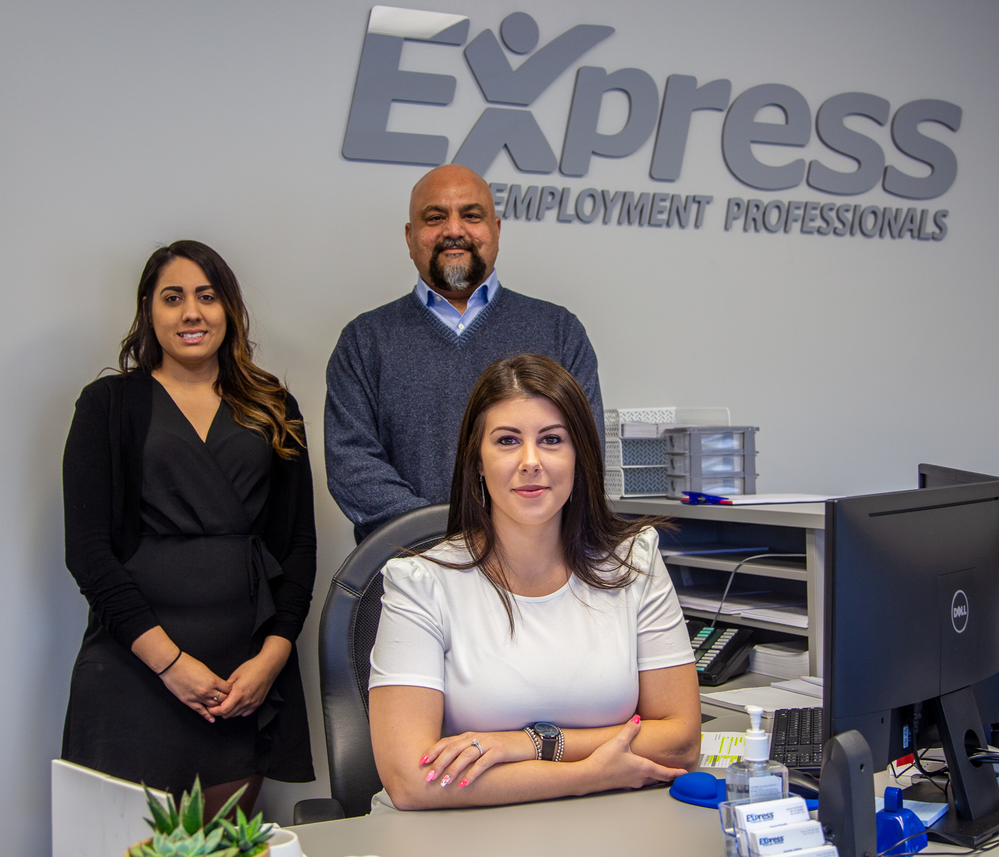 The staff at Express Employment Professionals welcome you to visit their new location at 403 Queen Street in Chatham.