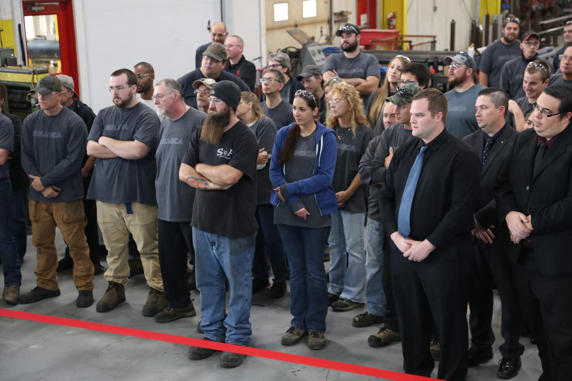 Staff attending event