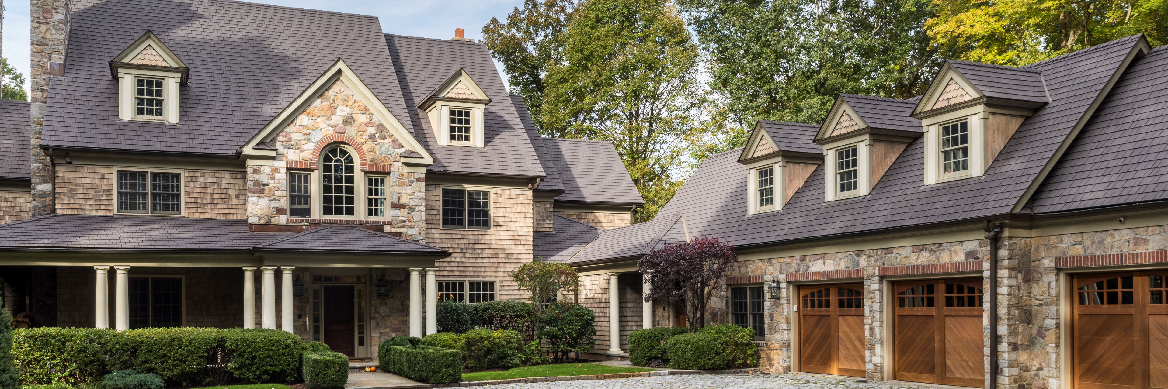 A house with Enviroshake shingles