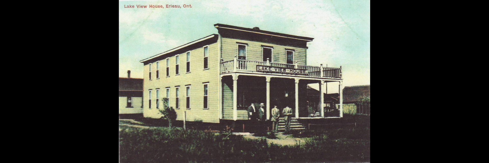 vintage postcard of erieau hotel 